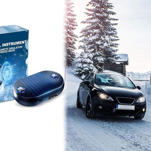 Electromagnetic Car Deicer for Ice and Automatic Defrosting Winter Use with Molecular Vibrations Technology 4 Anti Frosts Windshield Device in Kuwait