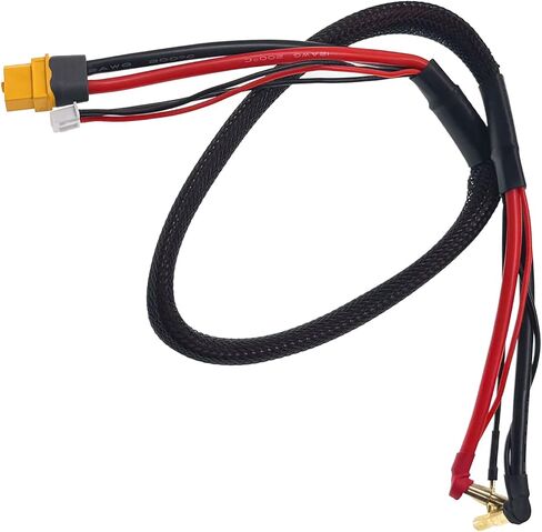 RC 2S XT60 Lipo Battery Charging/Balance Cable Leads with 4mm/5mm Bullet Connector(600MM) in Kuwait