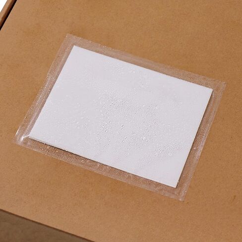 iMailer - 500 PCS 4.5"x5.5" Packing List Pouch- Clear Plastic Envelopes with Self-Adhesive Seal for Packing Slips and Invoices in Kuwait