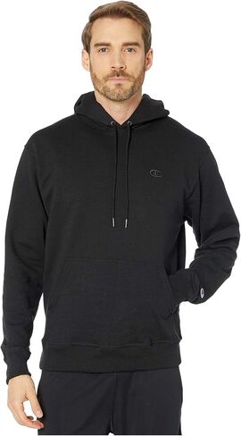 Champion Men's Pullover Fleece Hoodie, Midweight, C Logo (Reg. Or Big & Tall) in Saudi Arabia