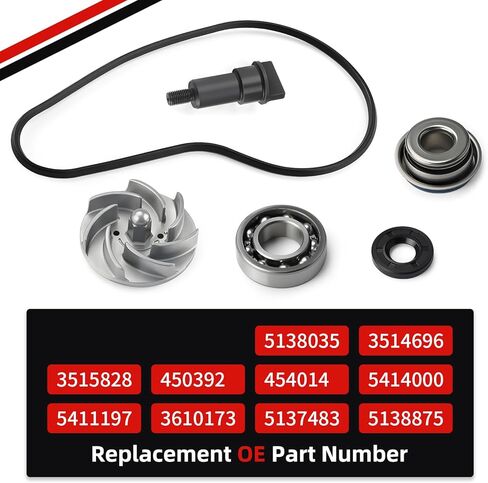 ل بولاريس ACE رينجر رياضي RZR 450 500 570 2014-2024 دفاعة مضخة مياه وعمود ث/تحمل مجموعة سدادات مانعة للتسرب 5138875 in Kuwait