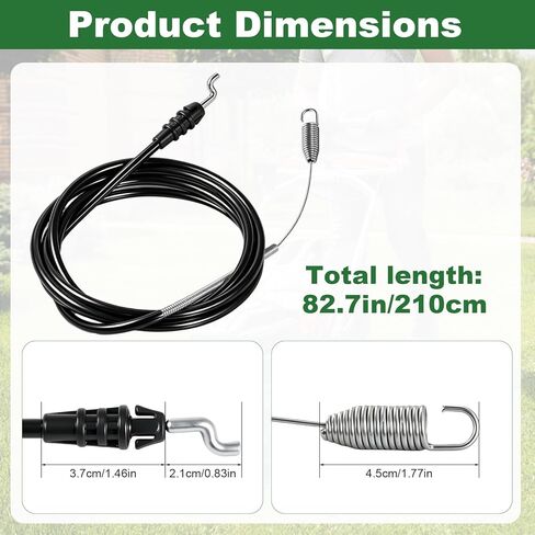 140-3947 Front-Wheel Drive Towing Cable for 22-inch Toro Recycler self-Collecting mowers Including Models 21442 21445 21447 and 21770 in Kuwait