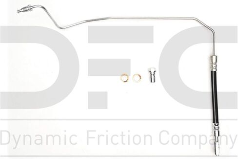 خرطوم خط الفرامل الخلفي السفلي الأيسر من شركة الاحتكاك الديناميكي 350-74049 لـ 1999-2004 Audi A6، 1999-2005 Volkswagen Passat in Kuwait