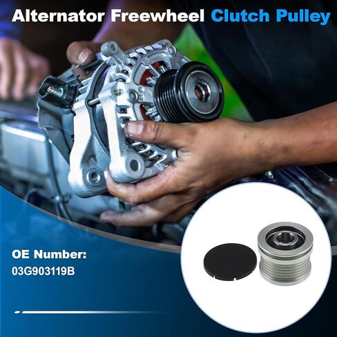 03G903119B المولد Freewheel مخلب بكرة لأودي A4 الصالون 2.0 TDI 2007-2015 تجاوز المولد بكرة استبدال جزء 1 قطعة in Kuwait