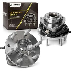زوج 513188 محور العجلة الأمامية، مناسب لسيارة Chevy Trailblazer GMC Envoy 2002-2009، SSR 03-06، لـ Buick Rainier 04-07، Isuzu Ascender 03-08، SAAB 9-7X 05-09، 6 عروات مع ABS in Kuwait