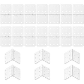 20 Pcs RC Plane Hinges, Nylon Hinges Remote Control Aircraft Hinge RC Plane Parts Small Hinge for Fixed Wing Model Airplane Square Loose-Leaf in Kuwait