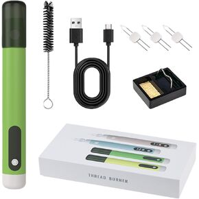 مجموعة أدوات حرق الخيوط القابلة لإعادة الشحن عبر USB أداة حرق الخيوط الرقمية لحرف الجلود والخياطة والنسيج والتوتير لوحة خشبية ختم ساخن ونحت الشمع المنصهر (أزرق) in Saudi Arabia