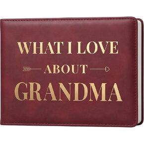 What I Love About Mom Leather Book – A Fill-In-The-Blank Keepsake Journal Gift for Mom Birthday Mother's Day Christmas in Kuwait