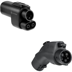 Lectron Bundle - NACS to CCS Adapter with Interlock for Tesla Superchargers & Tesla to J1772 Adapter for Tesla High Powered Connectors, Destination Chargers & Mobile Connectors for J1772 EVs in Kuwait