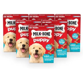 Milk-Bone Original Dog Treats Biscuits for Puppies, 16 Ounce (Pack of 6) in Kuwait