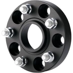 Embers 1 Piece PCD:5x120 CB 72.6 M14X1.5 Wheel Spacer Adapter Compatible For BMW E60 E90 Land Rover Mini Forged Aluminum Alloy(Athletic Black 25mm) in Saudi Arabia