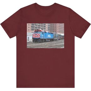 Metra Unit 163 City of Elmhurst At Ogilvie T-Shirt | Heather Blend in Kuwait