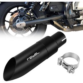 أنبوب كاتم صوت عادم الدراجة النارية متوافق مع Honda CMX300 CMX500 CMX1100 المتمردين 300 500 1100 2017-2023 2024 2025 in Kuwait
