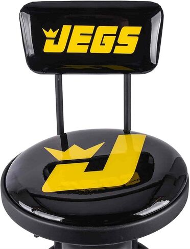 مقعد هيدروليكي قابل للتعديل مع مسند ظهر من JEGS [سعة 300 رطل] in Kuwait