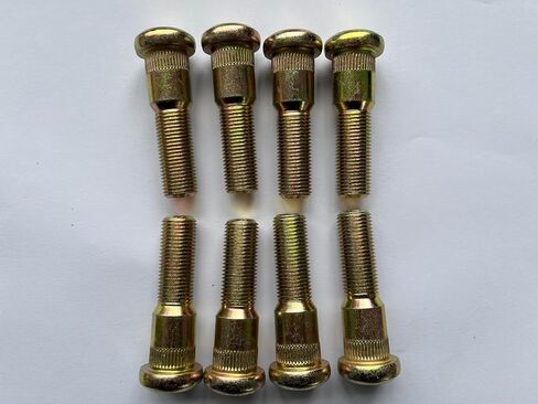 8 قطع محرك في مقطورة محور العجلة مسمار 9/16-18 × 2.28 بوصة. UHL 0.686 بوصة Knurl بديل لـ 7-132 Dexter 5200 6000 7000 lb Hubs in Kuwait