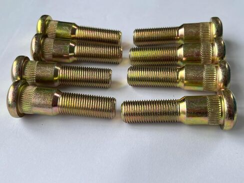 8 قطع محرك في مقطورة محور العجلة مسمار 9/16-18 × 2.28 بوصة. UHL 0.686 بوصة Knurl بديل لـ 7-132 Dexter 5200 6000 7000 lb Hubs in Kuwait