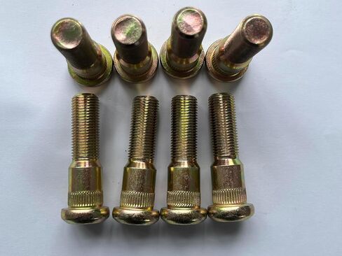 8 قطع محرك في مقطورة محور العجلة مسمار 9/16-18 × 2.28 بوصة. UHL 0.686 بوصة Knurl بديل لـ 7-132 Dexter 5200 6000 7000 lb Hubs in Kuwait