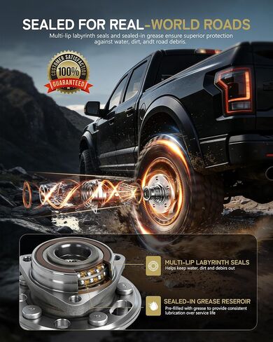 زوج 513121 محور العجلة الأمامية، مناسب لسيارة Chevy Impala Monte Carlo 00-11، Pontiac Grand Prix 97-08، Cadillac DTS 06-09، Eldorado 99-02، لـ Buick Lacrosse 05-09، 5 العروات مع ABS in Kuwait