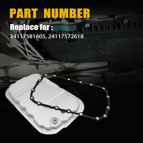 وعاء زيت ناقل الحركة مع حشية سدادة التصريف 24117581605 24117572618 مناسب لسيارات BMW E83 E90 E92 E93 2007-2013 مناسب لسيارات BMW 328i 2007-2013,328i xDrive 2009-2013,328xi 2007-2008,X3 2007-2010،128i 2008-2013 in Kuwait