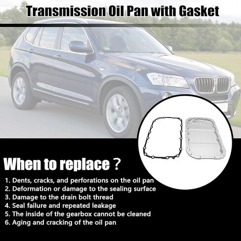 وعاء زيت ناقل الحركة مع حشية سدادة التصريف 24117581605 24117572618 مناسب لسيارات BMW E83 E90 E92 E93 2007-2013 مناسب لسيارات BMW 328i 2007-2013,328i xDrive 2009-2013,328xi 2007-2008,X3 2007-2010،128i 2008-2013 in Kuwait