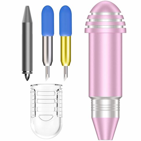 2 Pack Cutting Blades + Housing & Foil Transfer Kit for Cricut Joy/Joy2/Xtra，Cut a Wide Variety of Materials. Foil Transfer Tool Makes it easyto Embellish Insert Cards (Bule) in Saudi Arabia