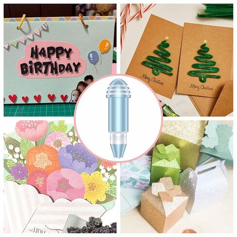 2 Pack Cutting Blades + Housing & Foil Transfer Kit for Cricut Joy/Joy2/Xtra，Cut a Wide Variety of Materials. Foil Transfer Tool Makes it easyto Embellish Insert Cards (Bule) in Saudi Arabia