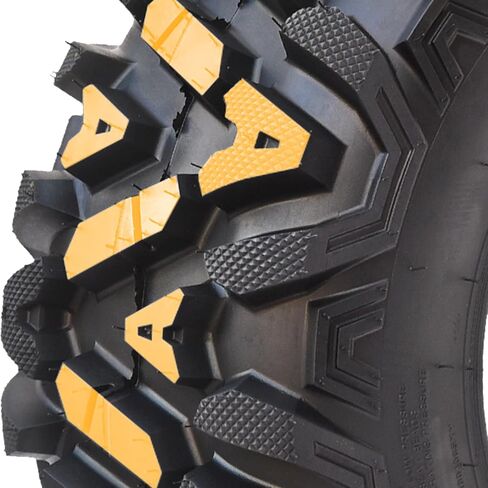 مجموعة من 2 إطارات ATV 25x10-12، 6PR إطارات UTV مطاطية لجميع التضاريس KNIGHT، إطارات بديلة شديدة التحمل للطرق الوعرة in Kuwait
