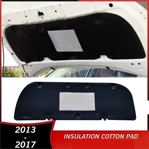 2013-2017 لوحة قطن عازلة للصوت متوافقة مع Toyota RAV4 2013 2014 2015 2016 2017 ملحقات غطاء جدار حماية المحرك العازل للصوت in Kuwait