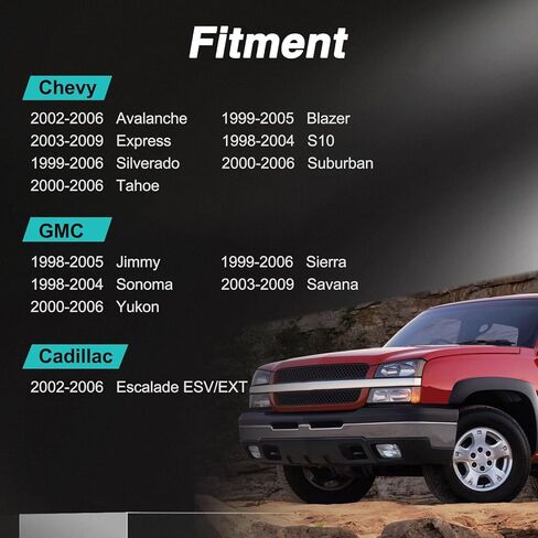 آلية تحويل عمود التوجيه FUSCH متوافقة مع Chevy Silverado 99-06/Tahoe 00-06/Suburban 00-06/GMC Sierra 99-06/Yukon00-06/Cadillac Escalade 02-06 استبدال #: 905-120 19149553 in Kuwait