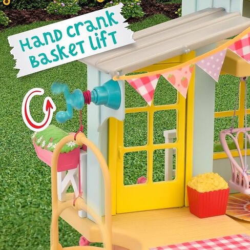 Honey Bee Acres Interactive 2 Story Tree House Playset with Exclusive Squirrel Poseable Figure Includes 21 Pieces in Kuwait