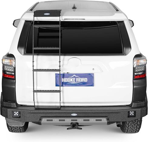 u-Box 4Runner سلم رف خلفي فتحة سلم سقف الباب الخلفي خطوة مع وسادات مطاطية مضادة للانزلاق لـ 2010-2024 Toyota 4Runner 5th Gen - 4-Step in Kuwait