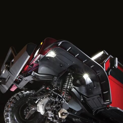 مصباح هيكل LED RC مزود بـ 8 أوضاع إضاءة مصباح روك لـ 1/10 TRX4 Sport TRX4 K10 Bronco 1979 RC جزء ترقيات السيارة الزاحفة (أسود) in Kuwait