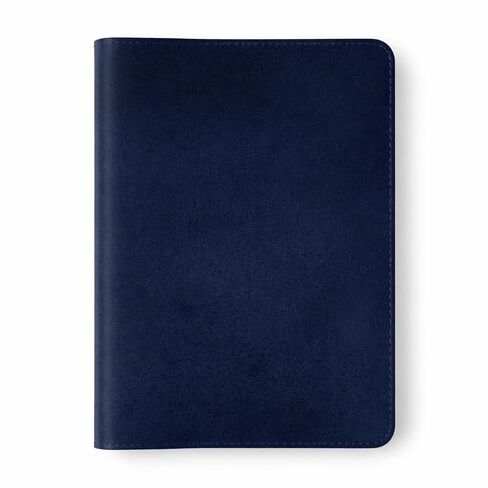 TheAntiq Premium Leather Journal Cover A5 – Handmade Refillable Notebook Cover Sleeve with Pen Holder for Writing, Travel & Business Use 5.75 x 8.25 (Blue) in Kuwait