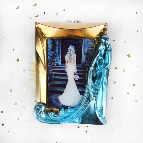 Photo Frame Silicone Mold, Rectangle Wedding Couple Pictures Frame Resin for Crystal Craft Tabletop Decors Picture Frame Resin Tabletop Ornament in Kuwait