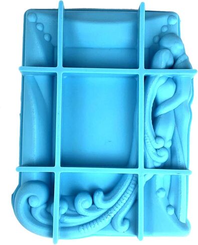 Photo Frame Silicone Mold, Rectangle Wedding Couple Pictures Frame Resin for Crystal Craft Tabletop Decors Picture Frame Resin Tabletop Ornament in Kuwait