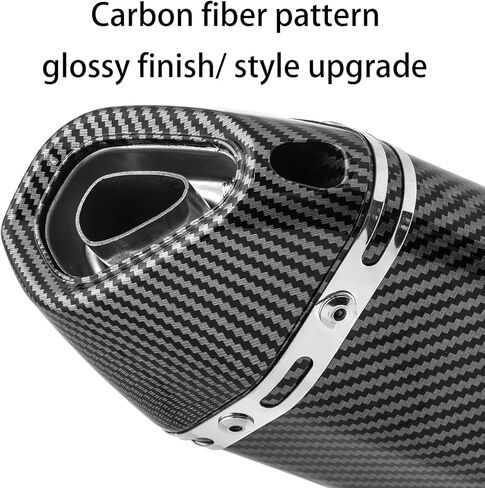Slip on Exhaust for Kawasaki Ninja 400 Z400 2018-2023, Motorcycle Muffler with Removable Baffle, Stainless Steel/Aluminum, Easy Installation (No Welding) in Kuwait
