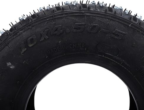 إطار ثلجي Go Kart مقاس 10x4.50-5 بدون أنبوب غير قابل للانزلاق ومضاد للثقب للدراجة الرباعية ATV UTV in Kuwait