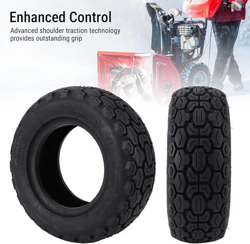 4.10/3.50-6 إطار عالي الأداء مقاوم للثقب للطرق الوعرة لـ Go Kart ATV مناسب لمعدات الحديقة الصغيرة للحديقة - مادة مطاطية in Kuwait