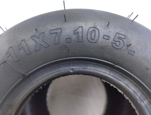 إطارات سباق Go Kart 11x7.10-5 إطارات مطاطية خلفية بدون أنابيب مقاومة للاهتراء لاستبدال ترقية الكارتينغ in Kuwait