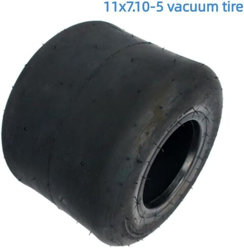 إطارات سباق Go Kart 11x7.10-5 إطارات مطاطية خلفية بدون أنابيب مقاومة للاهتراء لاستبدال ترقية الكارتينغ in Kuwait
