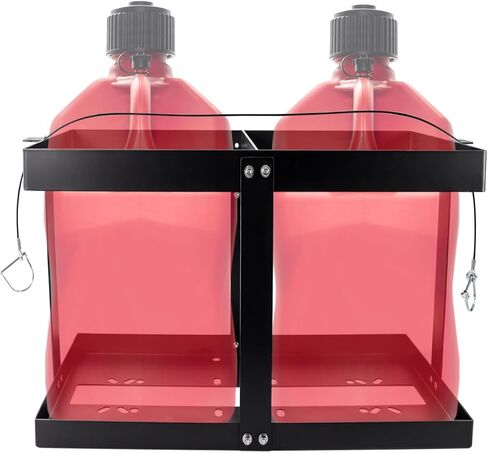 Gas Can 5 Gallon Fuel Container Holder,Fits Two 5 Gallon Gas Can,Compatible With VP Racing Fuel Jug 5.5 Gallon,VP Racing Fuel Jug,Gas Can Holder For Trailer(Holder Only) in Kuwait