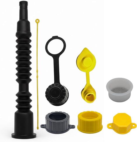 مجموعة استبدال علب الغاز ذات الغطاء الأصفر من Mr Yellow - عبوة واحدة من فوهات علب الغاز ذات زاوية مانعة للتسرب ذات الطراز القديم ومجموعة فتحات التهوية، يمكن استبدال فوهة الوقود الصلبة المتوافقة مع صولجان Midwest Blitz Gott Essence in Kuwait
