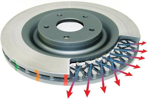 DBA DBA4482S دوار الفرامل المشقوق أحادي الاتجاه على شكل حرف T in Kuwait