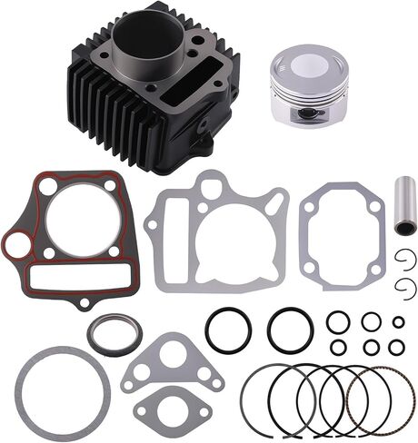 maXpeedingrods 54mm Bore Cylinder Rebuild Kit with Piston Rings Gaskets Pin for 1P54FMI Engine Zongshen 125cc with Piston Rings Gaskets Pin for Dirt Bikes Honda CRF SSR BMS ATVs Go Karts TaoTao Apollo in Kuwait