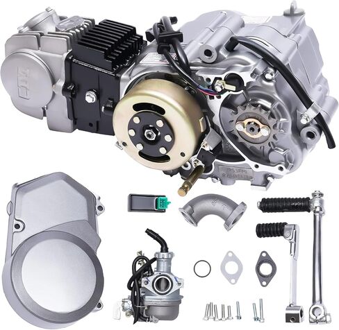 125cc 4 Stroke Engine Motor, CDI Pit Dirt Bike Single Cylinder Manual Clutch Engine Motor Kit Fit for Honda CRF50 CRF70 XR50 XR70 Z50 Spark Plug A7TC Carburetor PZ16J in Kuwait