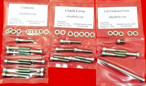 ALLOYBOLTZ- Compatible with Yamaha 1991-2006 PW80 Y-Zinger Polished Stainless Steel Engine Bolt Screw KIT Set in Kuwait
