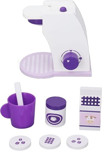 Focket Wooden Toy Mixer, Design Play Kitchen Set, Baking Set with Interactive Rolling Pin Egg Butter for Preschool Toddlers Boys Girls in Kuwait