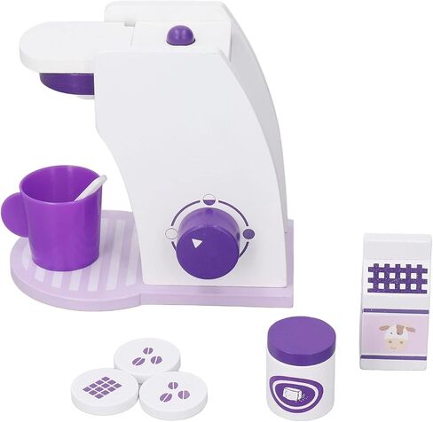 Focket Wooden Toy Mixer, Design Play Kitchen Set, Baking Set with Interactive Rolling Pin Egg Butter for Preschool Toddlers Boys Girls in Kuwait