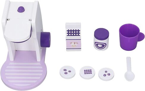 Focket Wooden Toy Mixer, Design Play Kitchen Set, Baking Set with Interactive Rolling Pin Egg Butter for Preschool Toddlers Boys Girls in Kuwait