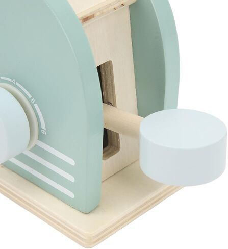 Simulated Bread Machine, Exquisite Wooden Simulation Bread Machine Cooking Toy for Kids Home in Kuwait